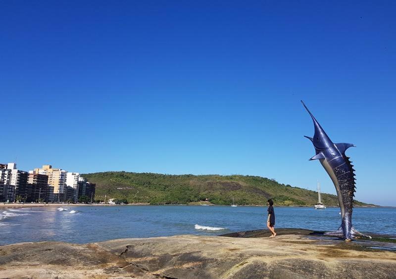 Praia do Morro - Guarapari - Apto 2 Quartos com Internet - Piscina - Ar Split - Edifício Gil Nogueira Exterior foto